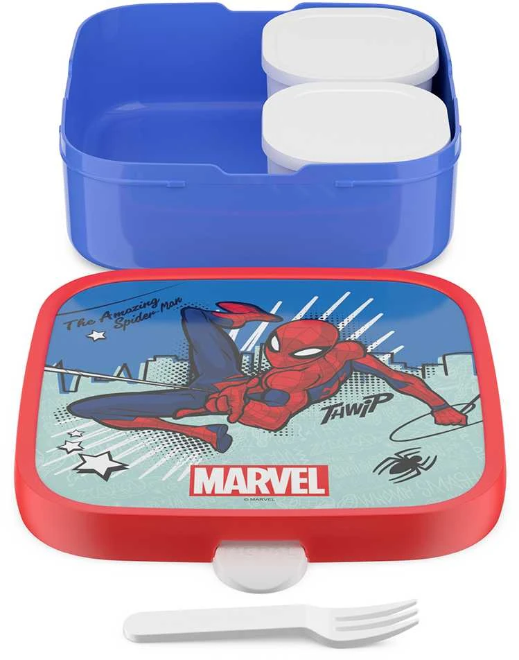 Rosti Mepal Mepal Didelė vaikiška priešpiečių dėžutė 'Spiderman'