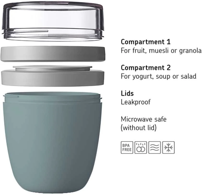 Rosti Mepal Mepal Lunchpot Ellipse 107648078700 Vivid Mauve oranžinė