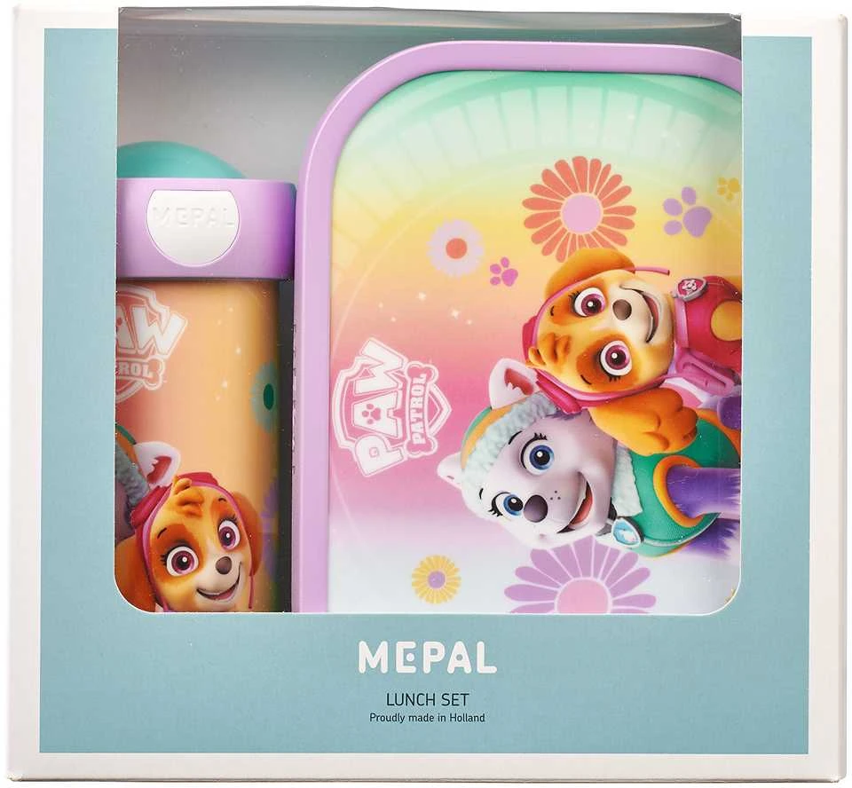 Mepal Puodelis ir pietų dėžutė rinkinys vaikams ‘Šunyčiai patruliai mergaitės’ Paw Patrol Girls