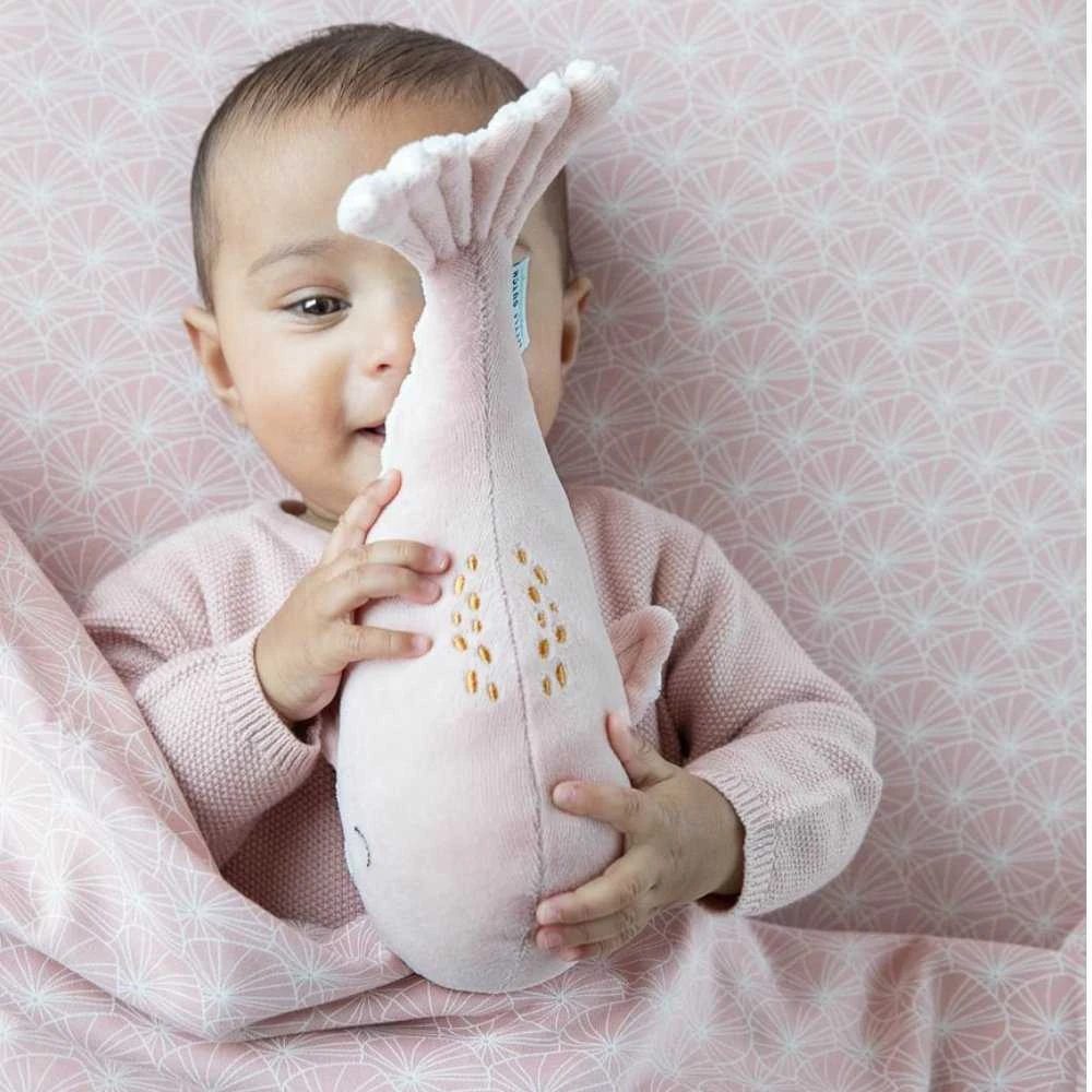 Little Dutch Mažas pliušinis žaislas banginis ´Ocean Rožinė´ 24cm