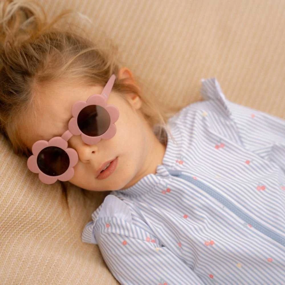 Rožinė Little Dutch Vaikiški akiniai nuo saulės ´Flower Rožinė´