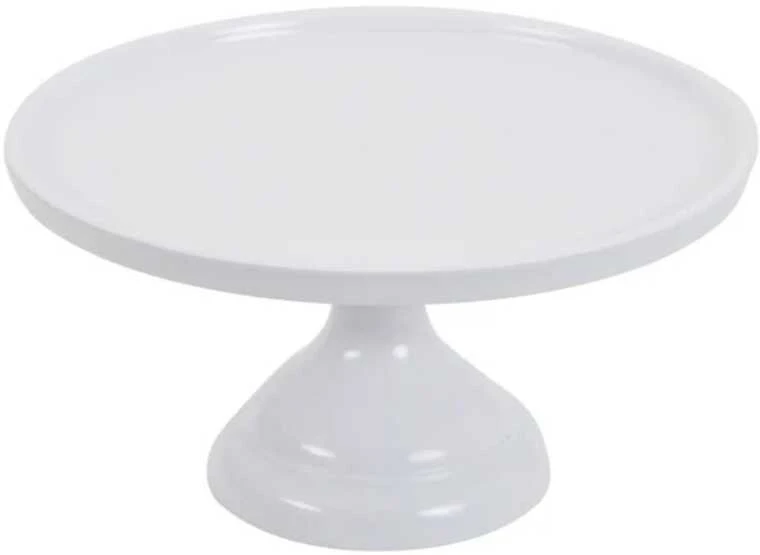 Allc Tortinė ant kojelės, balta 23,5cm