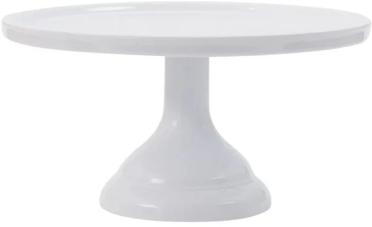 Allc Tortinė ant kojelės, balta 23,5cm