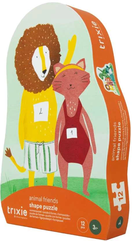Trixie Figūrinė dėlionė 'Gyvūnai-draugai' 12 vnt