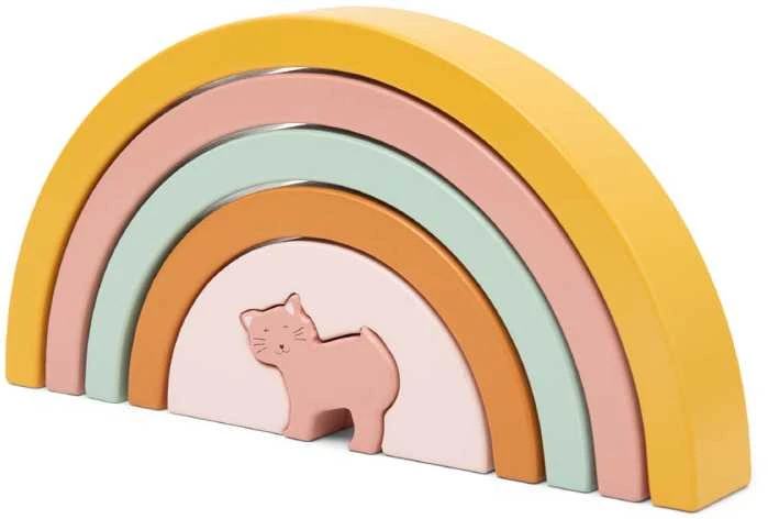 Trixie Medinė vaivorykštės dėlionė 'Katė'