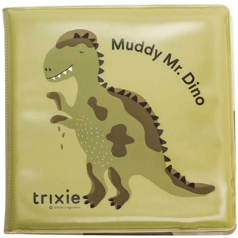 Trixie Spalvą keičianti vonios knygelė 'Purvinas dinozauras'