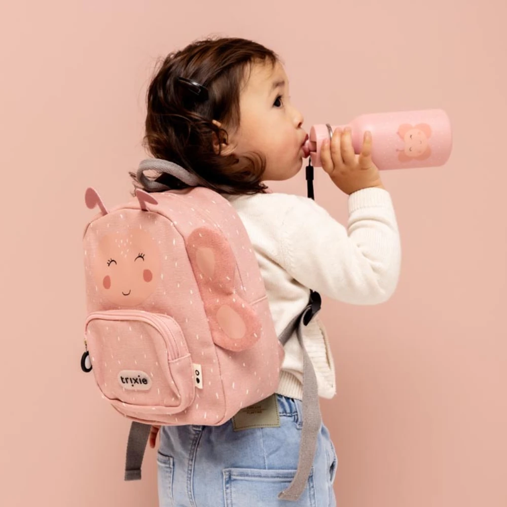 Gertuvė Gourde 350ml - Ponia Drugelis - TRIXIE BABY - Smėlinė - Metalas / Plastikas / Stiklas - Nuo 3 metų