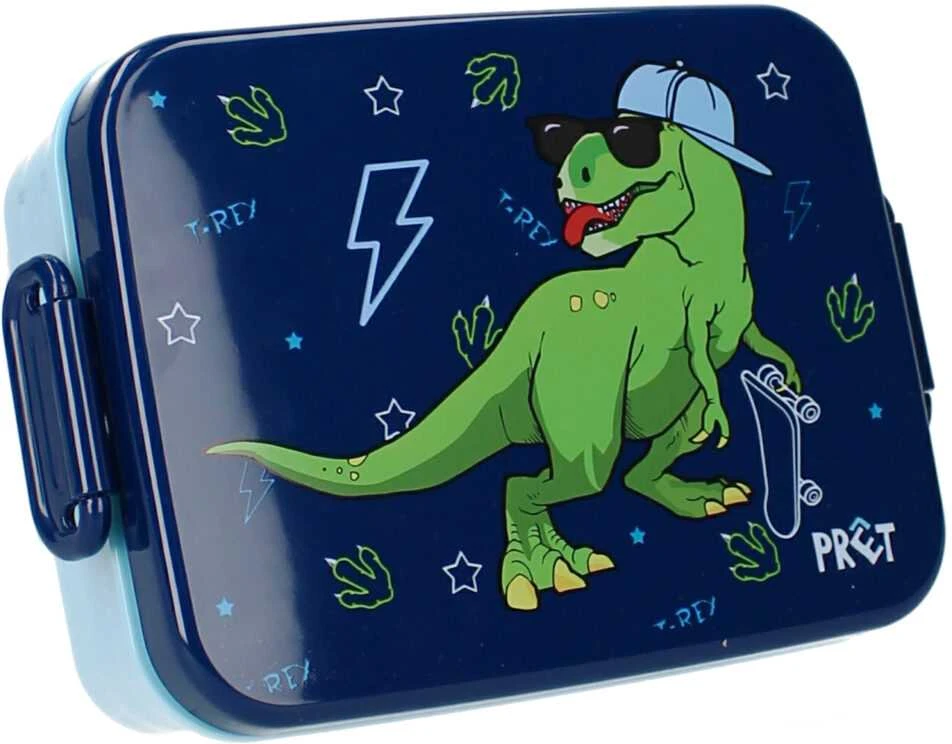 Vadobag Vaikiška bento priešpiečių dėžutė Pret Eat Drink Repeat Dino Skate