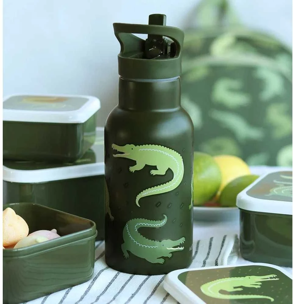 Allc Nerūdijančio plieno gertuvė Krokodiliukai, 350ml