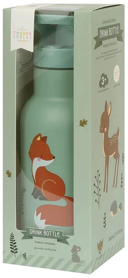 A Little Lovely Allc Nerūdijančio plieno gertuvė Miško draugai, 350ml