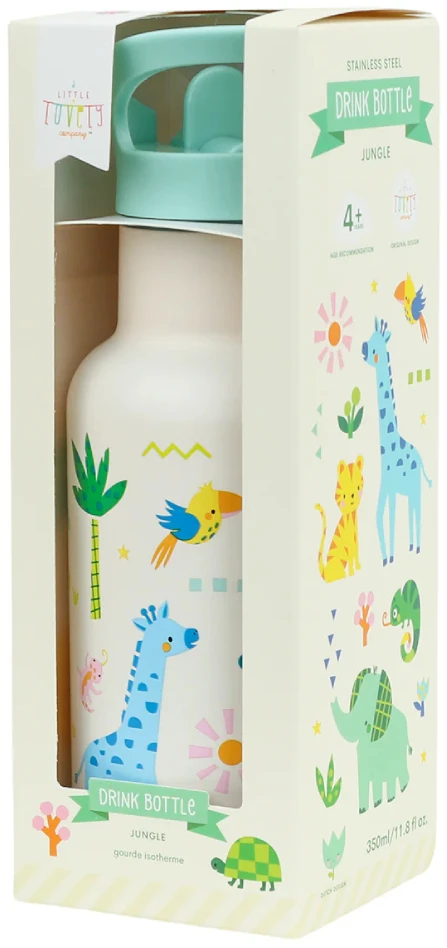 Vaikiška gertuvė iš nerūdijančio plieno 'Džiunglės' - 350 ml