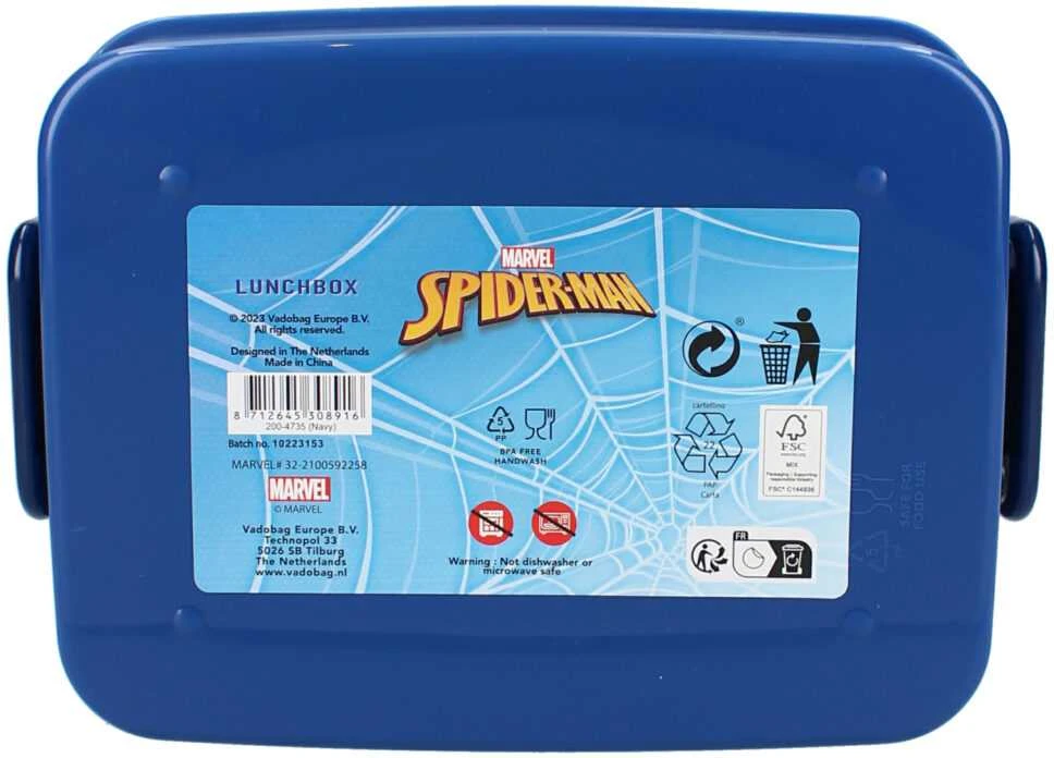 Vaikiška priešpiečių dėžutė Spider-Man Let's Eat!