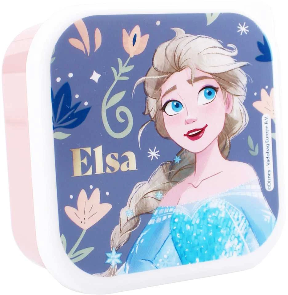Vaikiškų priešpiečių dėžučių rinkinys 'Ledo Šalis' Frozen II Fresh Bites 3vnt