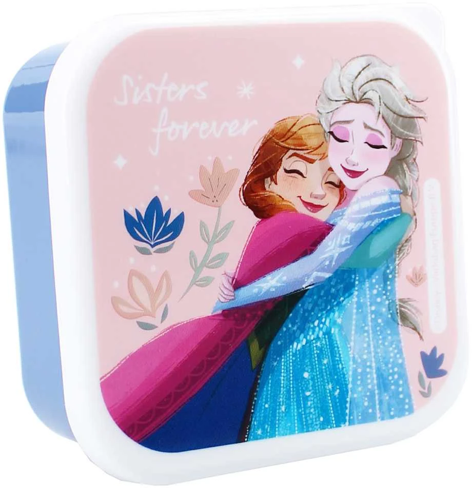 Vaikiškų priešpiečių dėžučių rinkinys 'Ledo Šalis' Frozen II Fresh Bites 3vnt