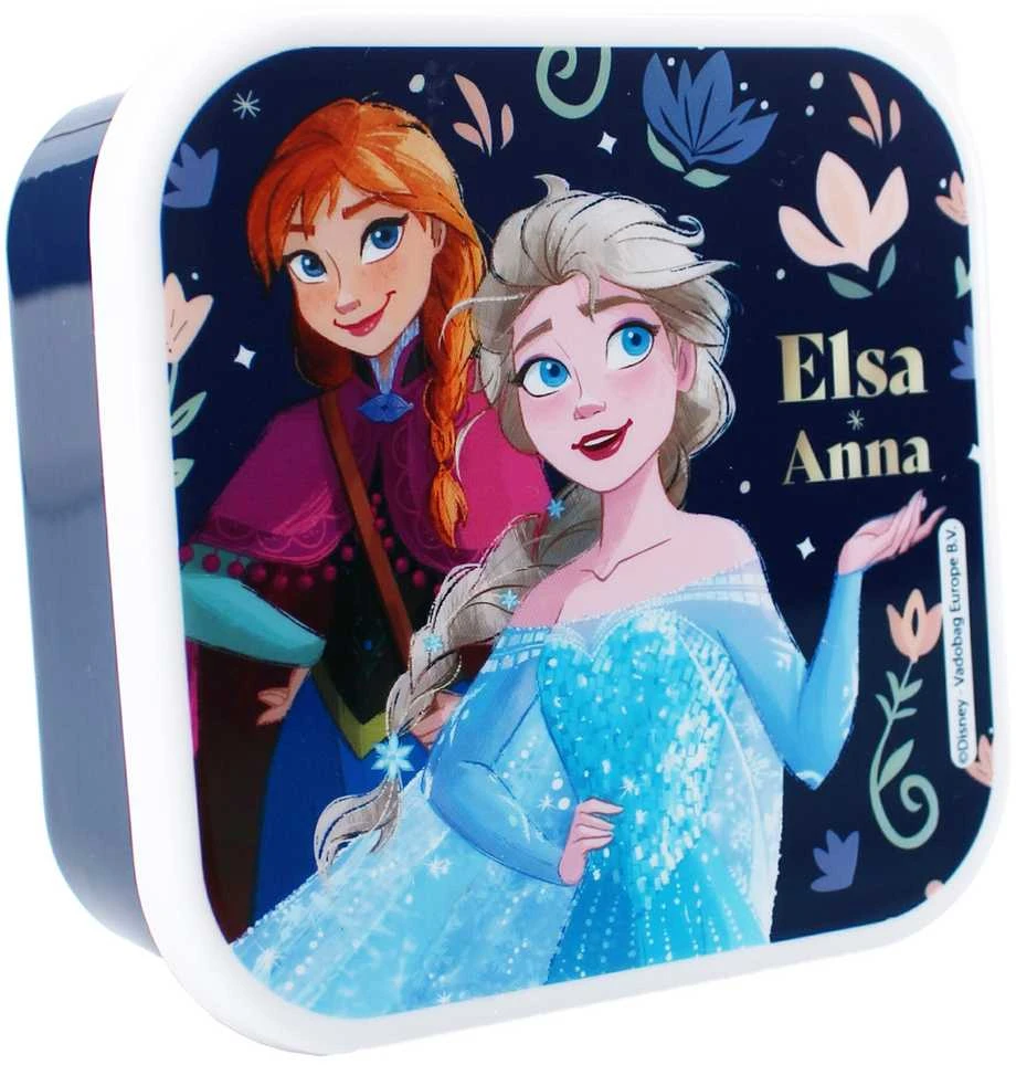 Vaikiškų priešpiečių dėžučių rinkinys 'Ledo Šalis' Frozen II Fresh Bites 3vnt