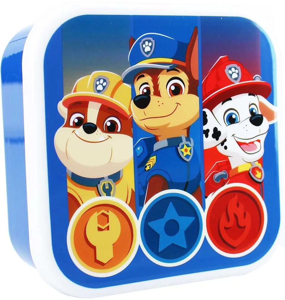 Vaikiškų priešpiečių dėžučių rinkinys 'Šunyčiai patruliai' PAW Patrol Fresh Bites 3vnt