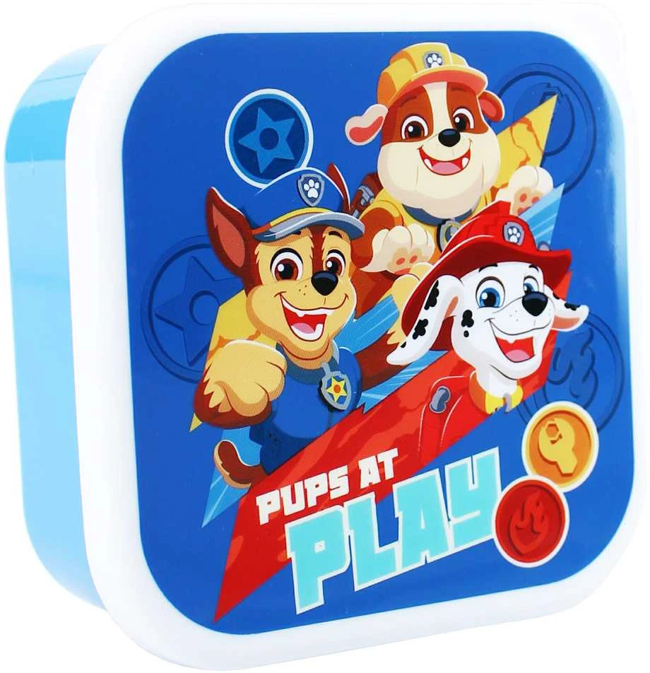 Vaikiškų priešpiečių dėžučių rinkinys 'Šunyčiai patruliai' PAW Patrol Fresh Bites 3vnt