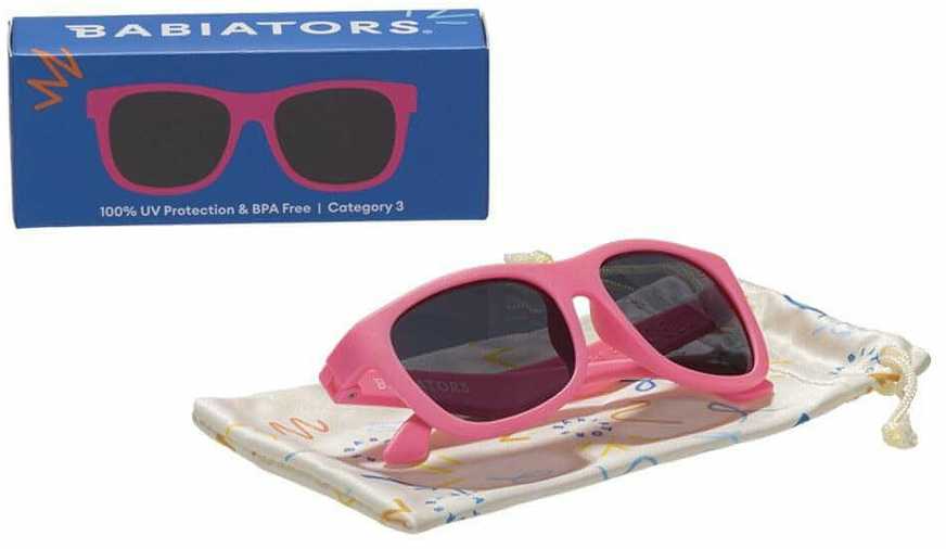 Akiniai nuo saulės Babiators Navigator Think Rožinė! (3-5m)