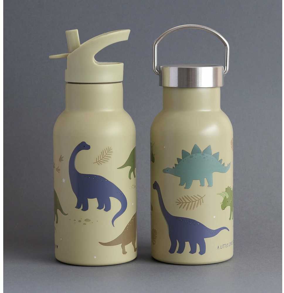 A Little Lovely Allc Nerūdijančio plieno gertuvė Dinozaurai, 350ml