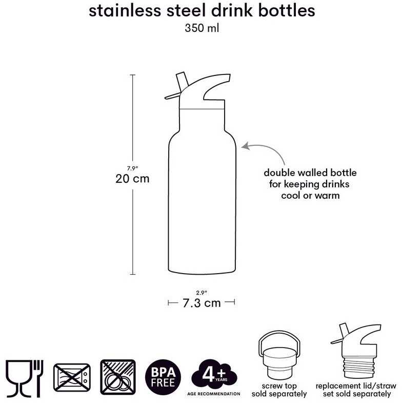 Allc Nerūdijančio plieno gertuvė Piratai, 350ml
