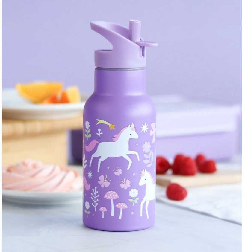 A Little Lovely Allc Nerūdijančio plieno gertuvė Vienaragio svajonė, 350ml