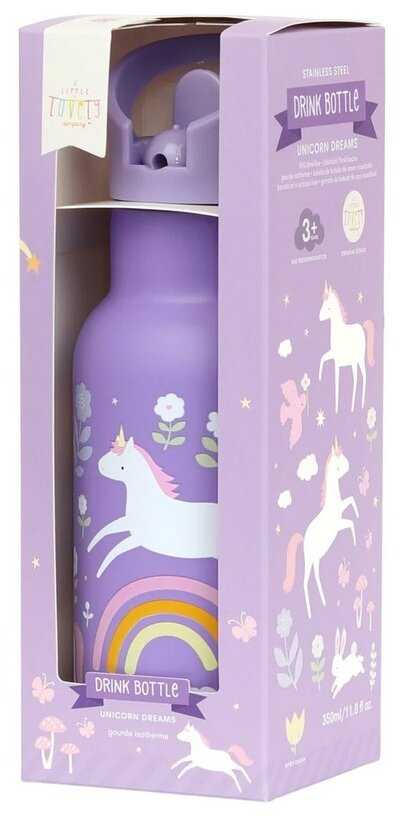 A Little Lovely Allc Nerūdijančio plieno gertuvė Vienaragio svajonė, 350ml