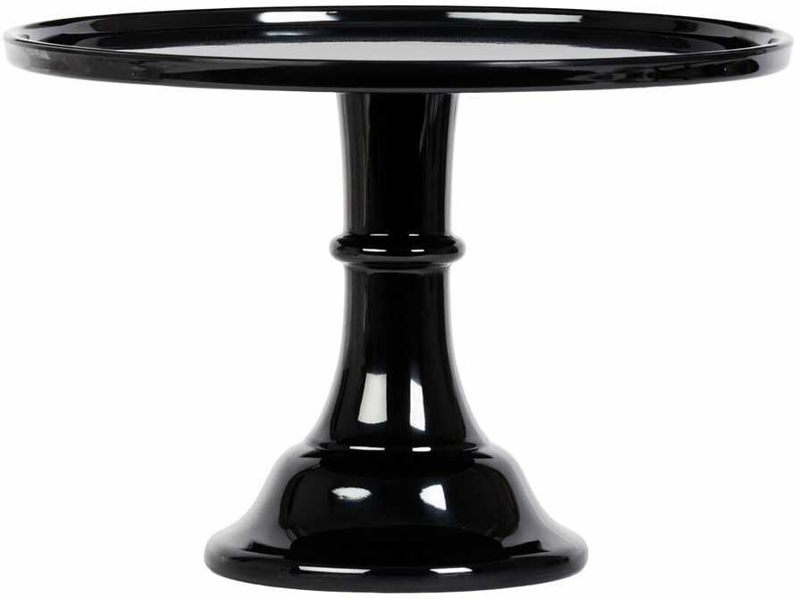 Allc Tortinė ant kojelės, juoda 30cm