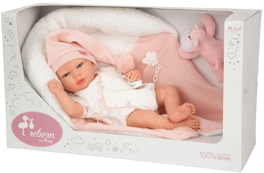 Arias Reborn lėlė kūdikėlis Arielė, 40 cm