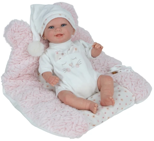 Arias Reborn lėlė kūdikėlis su miego pagalve, 35 cm