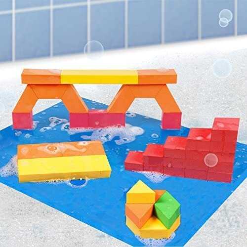 Bath Blocks Vandens kaladėlės STEAM lavinimas