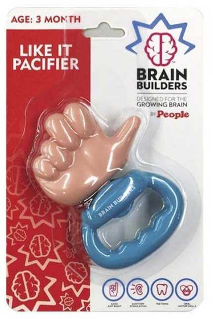 Brain Builders 5 pirštukų žindukas „Super“ 3 mėn+