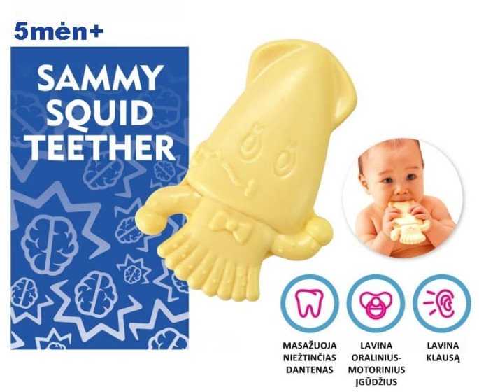 Brain Builders Kramtukas „Lankstusis kalmaras“ 5mėn+