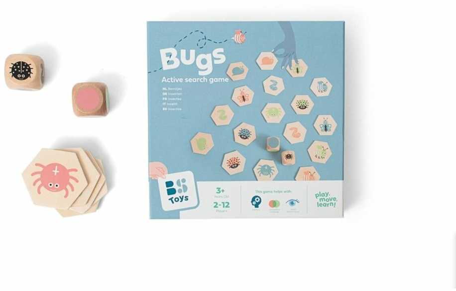 Bs Toys Aktyvus atminties žaidimas Vabaliukai