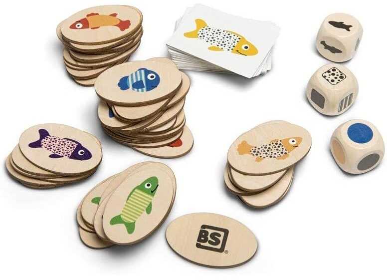 Bs Toys Medinis stalo žaidimas "Surask žuvį"
