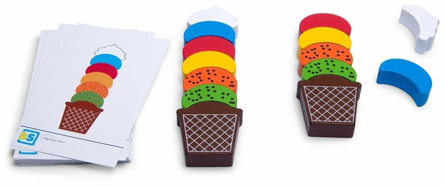 Bs Toys Medinis stalo žaidimas "Svajonių ledai"
