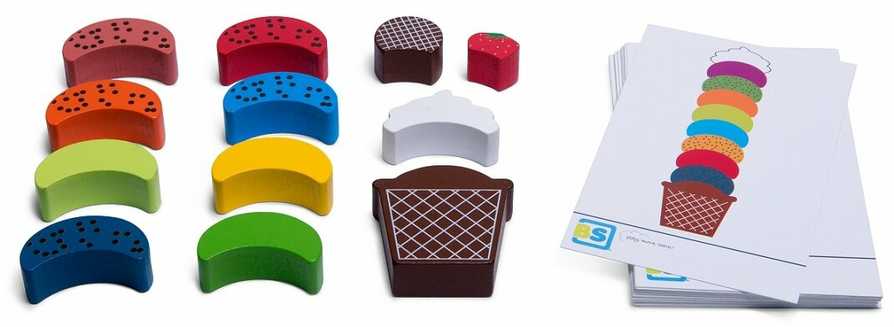 Bs Toys Medinis stalo žaidimas "Svajonių ledai"