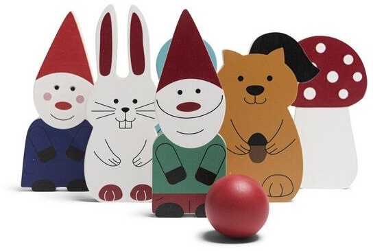 Bs Toys Medinis žaidimas boulingas Miško draugai