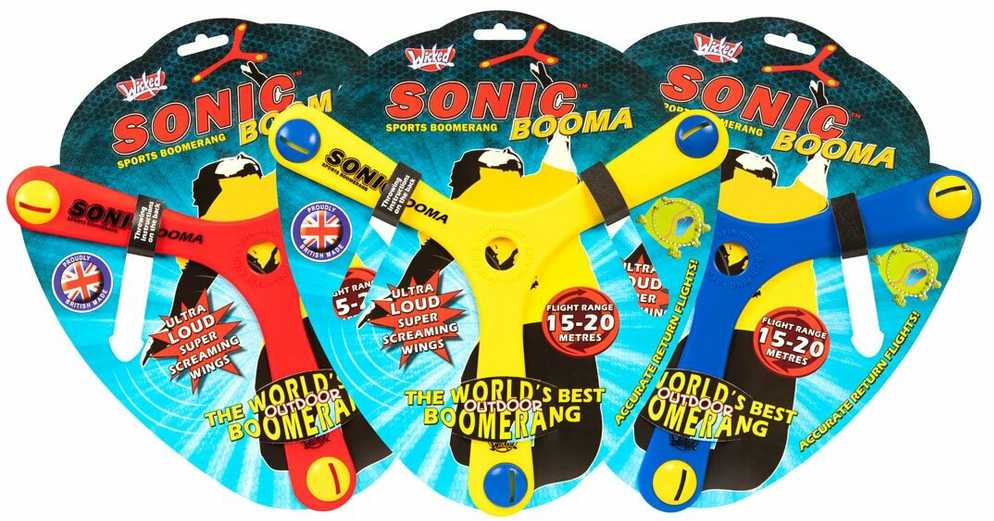 Bumerangas "Wicked BOOMA", Spalva: Geltonas