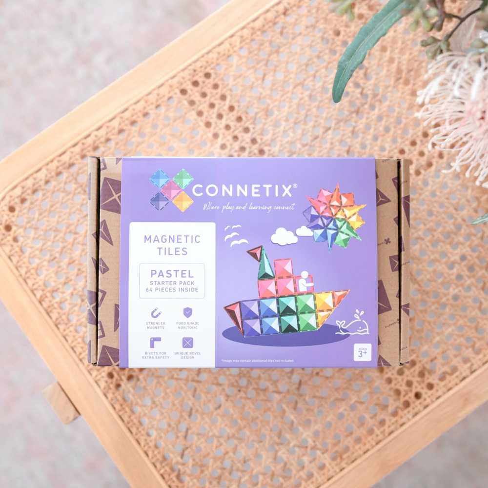 Trefl Connetix Pastelinis STARTER rinkinys 64 dalių