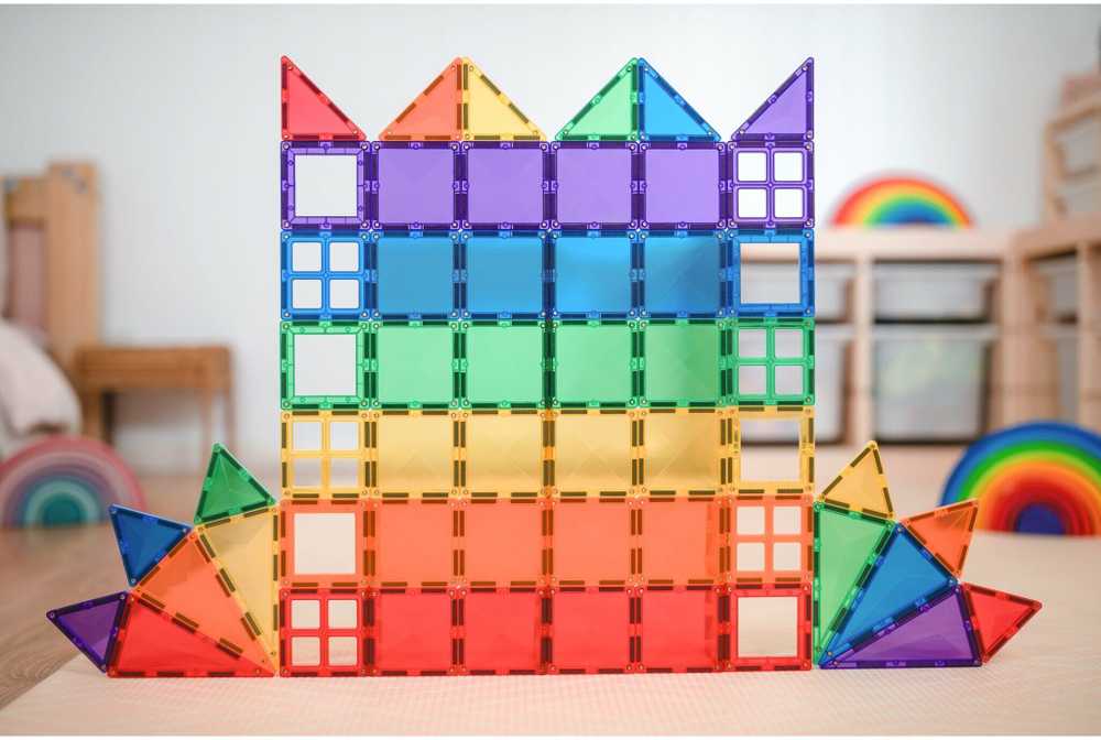 Magnetinis konstruktorius Connetix  Rainbow Starter Pack, 60 dalių