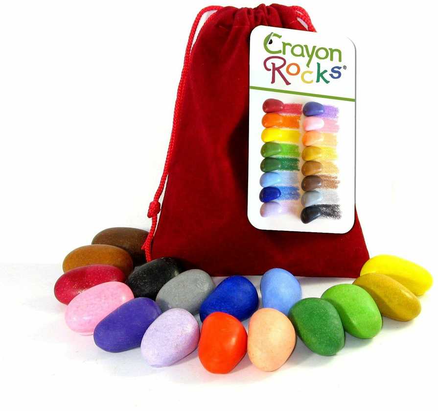 Crayon Rocks akmenuko formos kreidelės, 16 vnt raudoname maišelyje