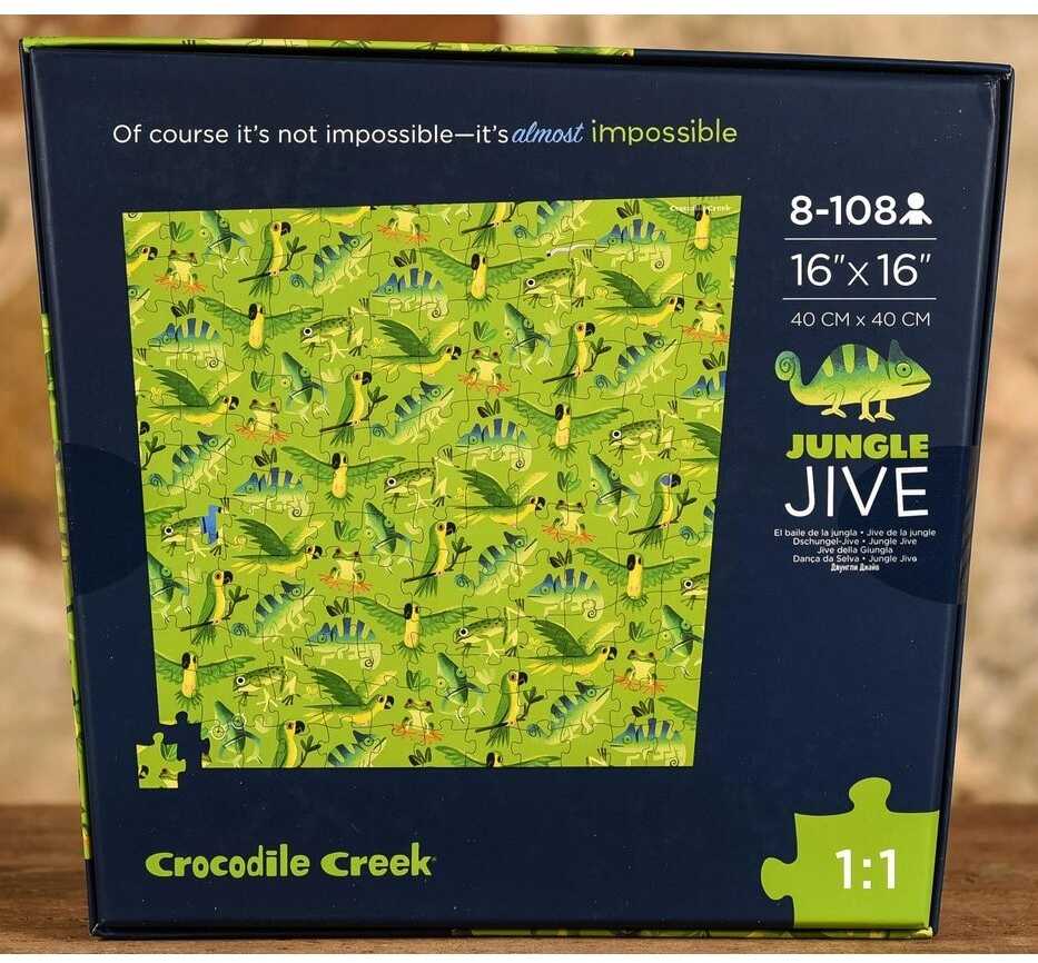 Crocodile Creek Beveik neįmanoma dėlionė Džiunglės 144 dalių