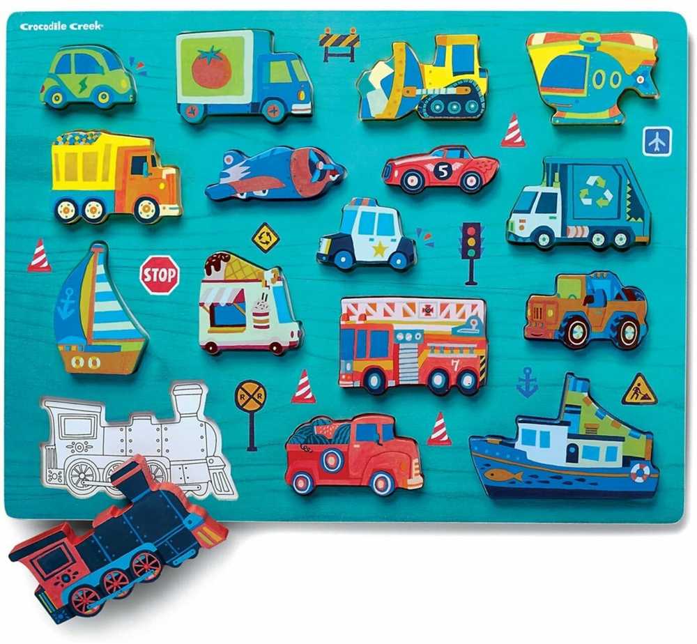 Medinė dėlionė Transportas