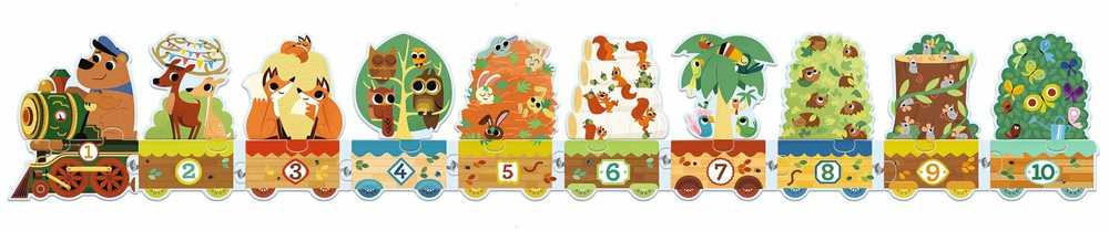 Djeco Edukacinė dėlionė - Aš skaičiuoju (20 vnt.) ( DJ08194 )