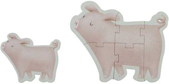 Dėlionė Little Dutch Dėlionių rinkinys Kaime 6vnt