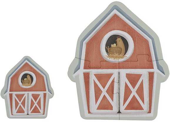 Dėlionė Little Dutch Dėlionių rinkinys Kaime 6vnt
