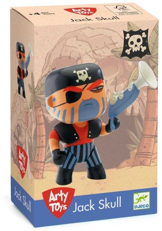 Djeco Arty Toys figūrėlės - Piratai - Džekas Kaukolė ( DJ06801 )