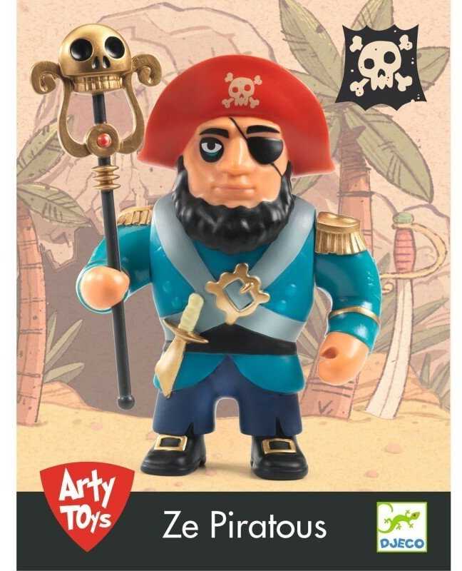 Djeco Arty Toys figūrėlės - Piratai - Vadasis Piratous