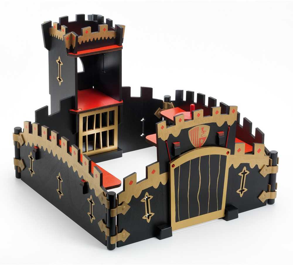 Djeco Arty Toys figūrėlės - Riteriai - Ze Juodoji pilis ( DJ06749 )