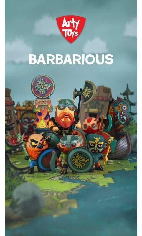 Djeco Arty Toys figūrėlės - Vikingai - Vadasis Barbarious